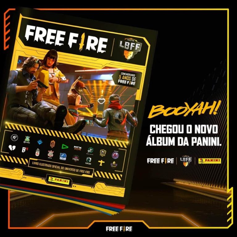 Álbum de Figurinhas Free Fire - Veja como resgatar os codiguin